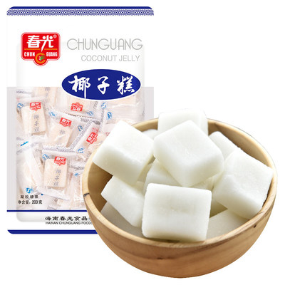 椰香沁心，海島滋味——春光食品200g*2袋裝海南特產(chǎn)椰子糕推薦